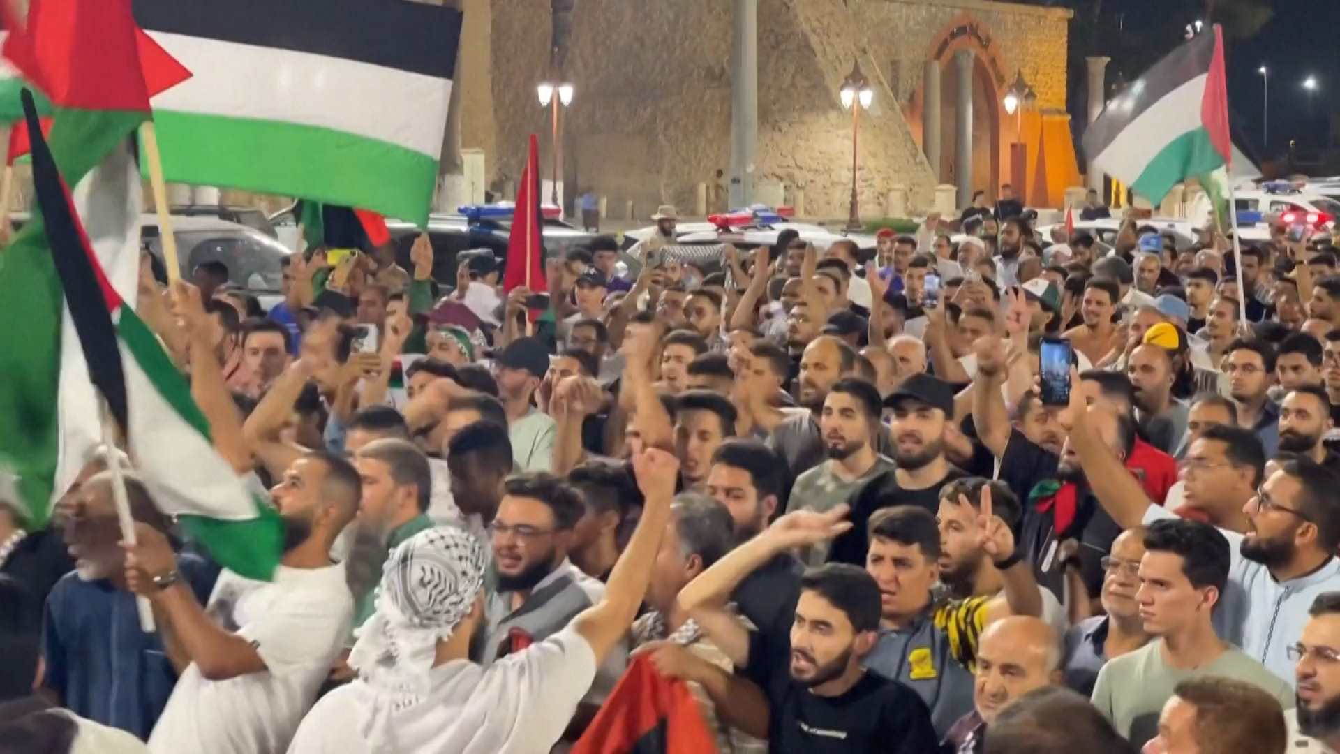 تظاهرة في ليبيا دعما لفلسطين - طوفان الأقصى